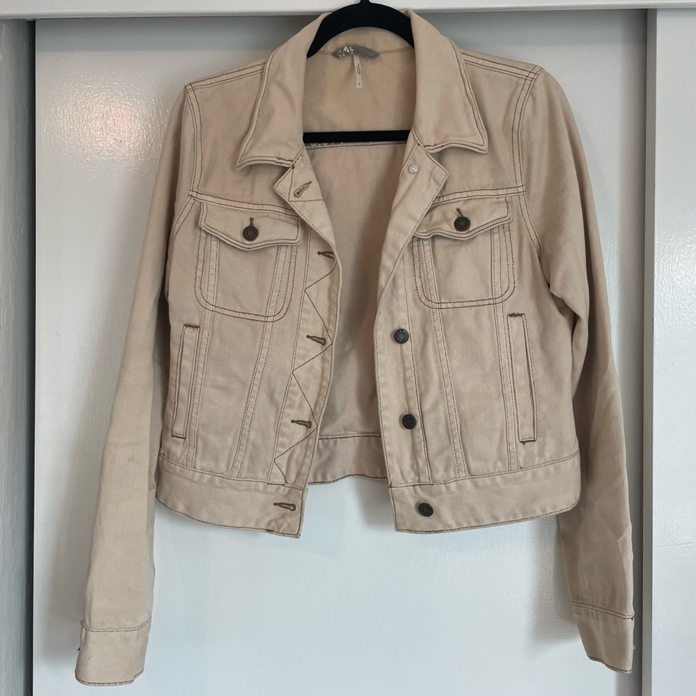 Free People Light Denim Jacket